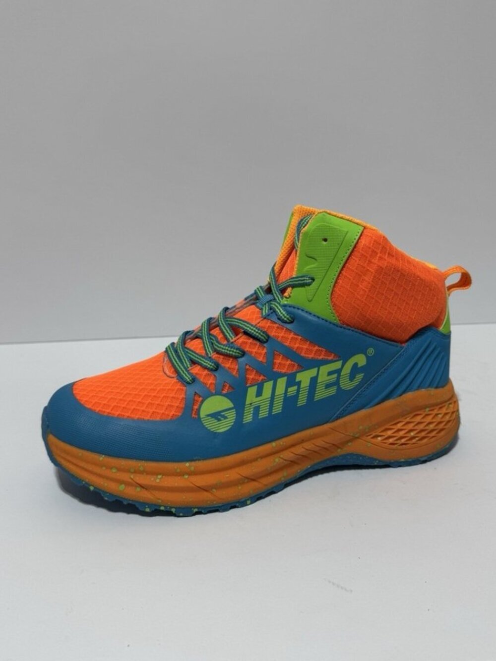 Hi-Tec Mens Destructor Logo Mid Trail Hiking Shoes Size 8.5 M